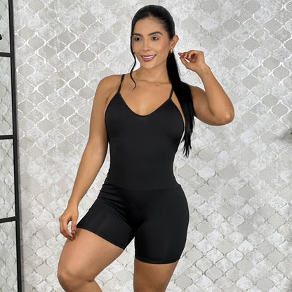 Enterizo liso Push UP suplex