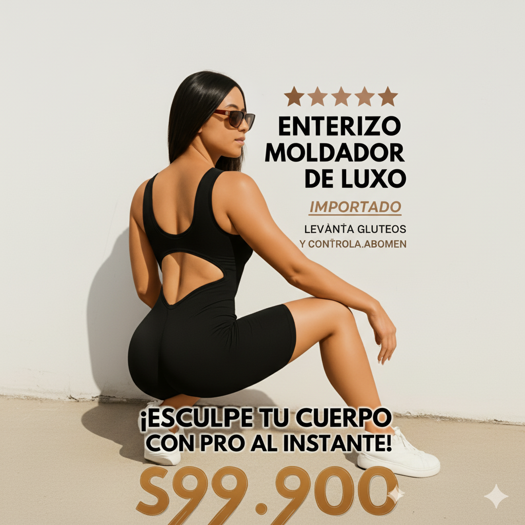 Enterizo liso Push UP suplex